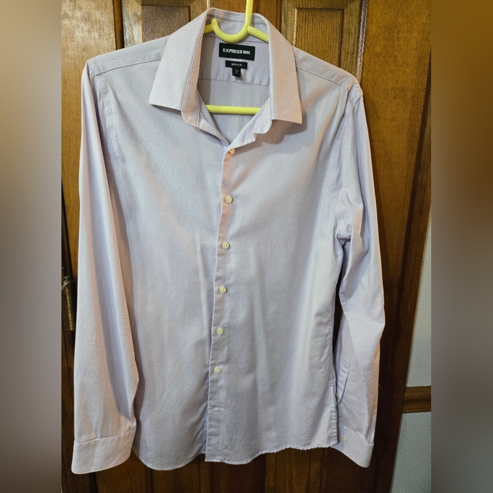 Mens Pale Lavender Dress Shirt